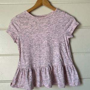 Tucker+ Tate Ruffle Short Sleeve Top Size Medium 8/10